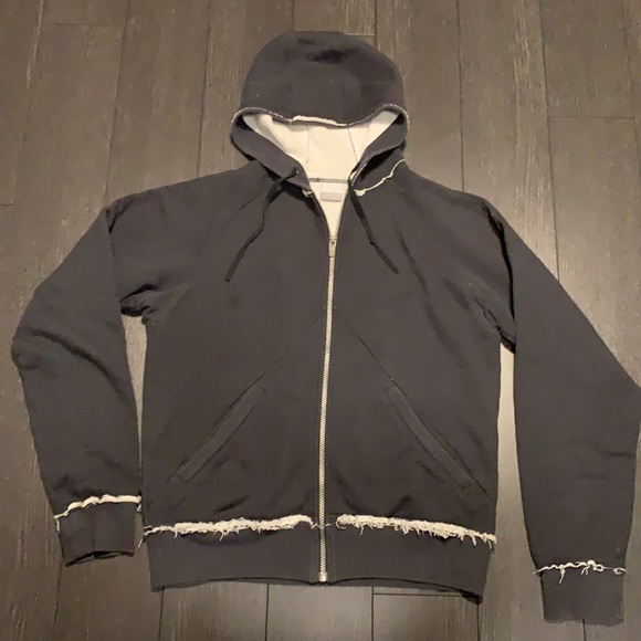 Nike men’s hoodie unfinished hem M zip up pullover - Picture 2 of 6